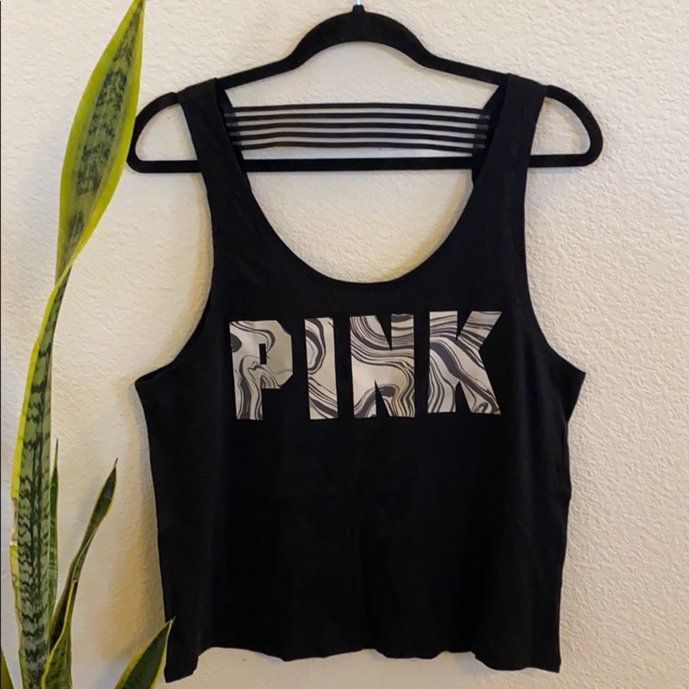 PINK| TANK TOP WITH PINK LOGO